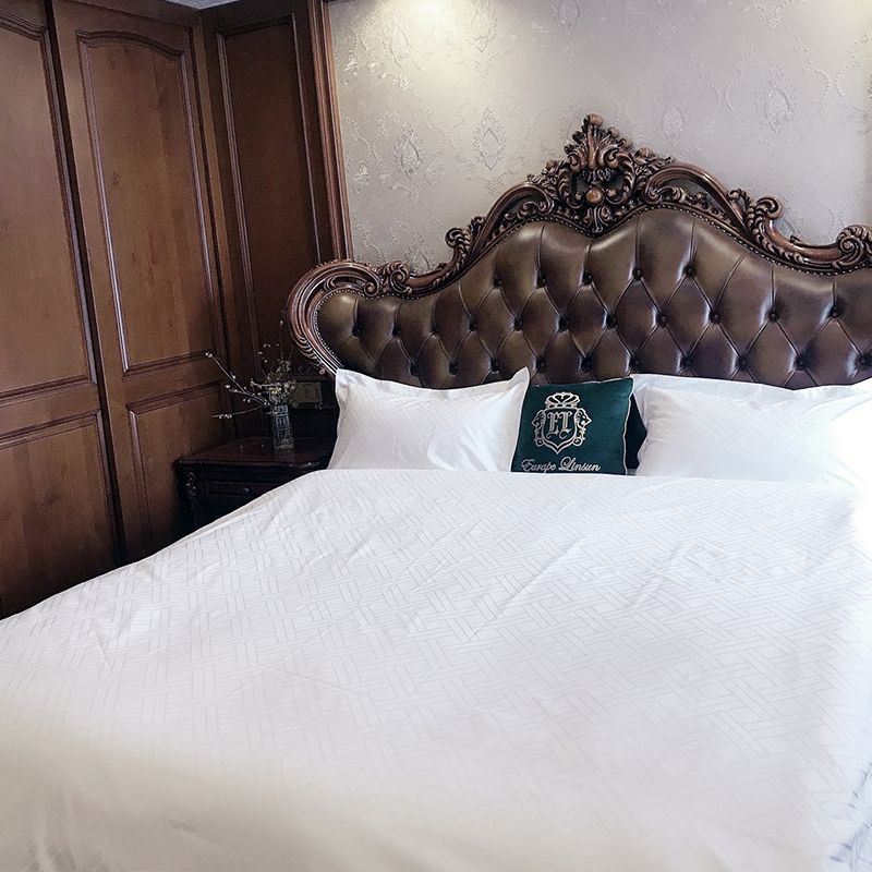 백설 공주 순수면 60S 330TC Sateen Jacquard Hotel 침구 옷