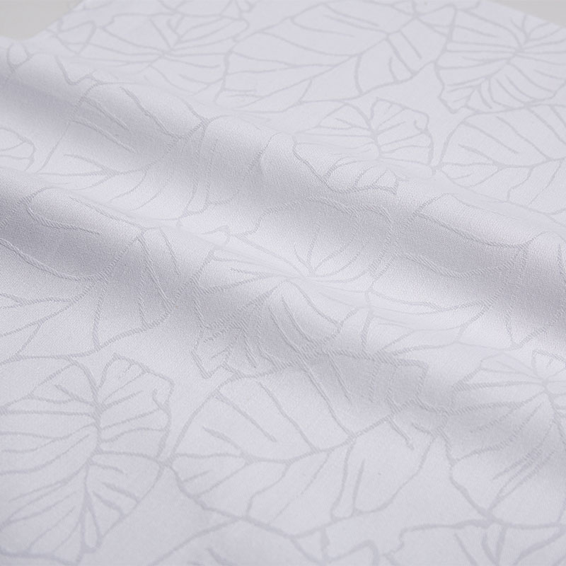 Cotton Jacquard는 호텔 섬유 침구 직물을 남깁니다