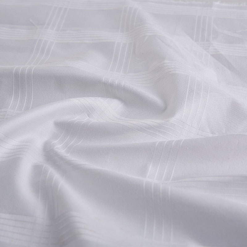 Jacquard 300T 면화 호텔 섬유 시트 시트 직물